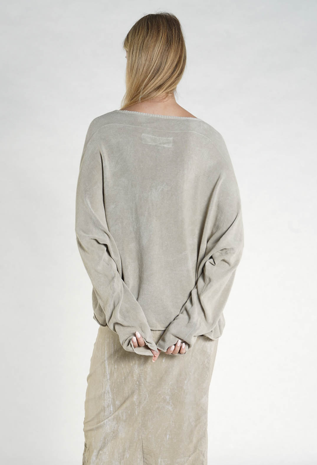 PRE-ORDER - Cropped Jumper inSeafoam Fog - 2690703 (Pictured in Linen Fog)
