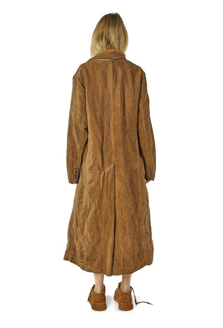 PRE-ORDER - Double Breasted Long Coat in Dakar Cloud - 2711208
