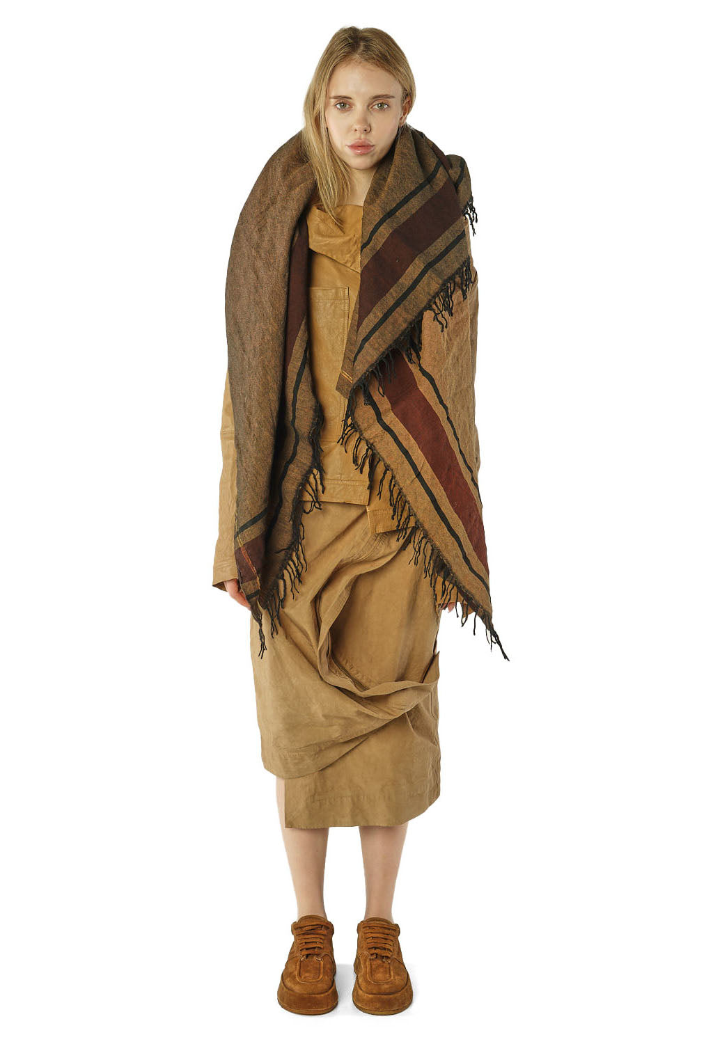PRE-ORDER - Fringed Scarf in Henna Cloud (Pictured in Dakar Cloud) - 2711409
