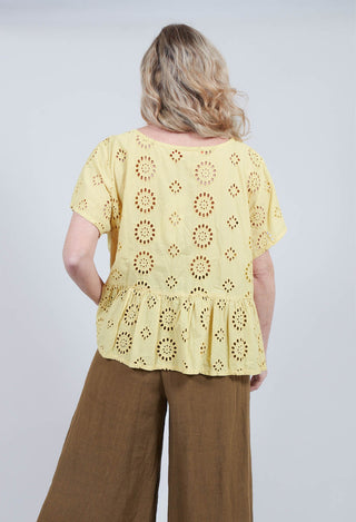 Ahbiszett Top in Leo Yellow