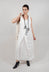 Edith Dress with Overlay in White