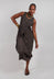 Edith Dress with Overlay in Cacao