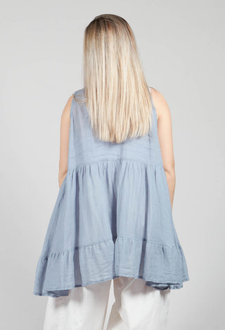 Millionerde Top in Wind Blue