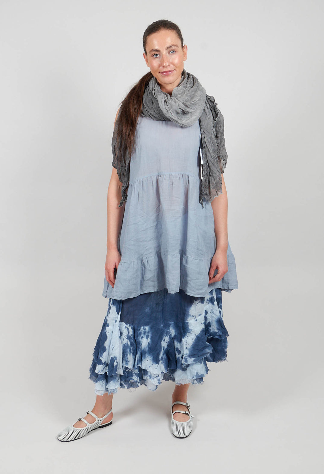 Millionerde Top in Wind Blue