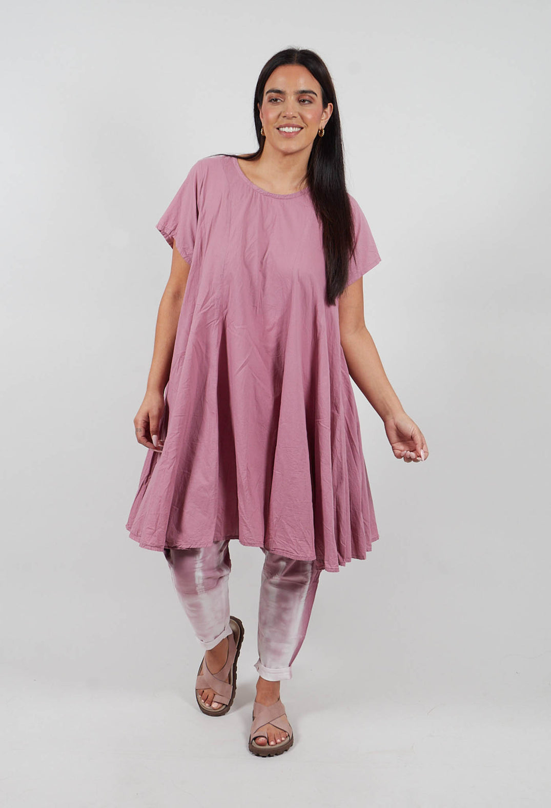 Notikonsum Tunic in Rosenholz Pink