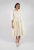 Backless Cream Shift Dress