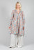 Mini Dress with Balloon Sleeves in Floral Bliss