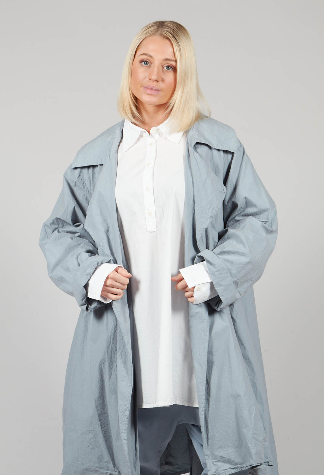 Prozentarm Coat in Wind Blue