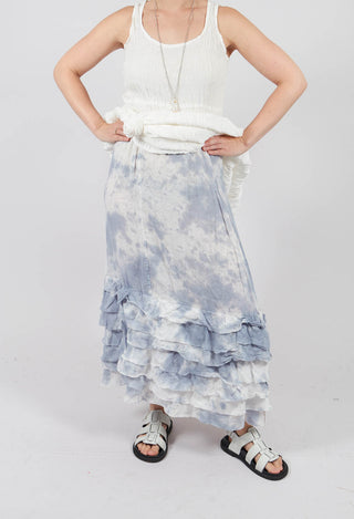 Zentralknapp Skirt in Wind Blue