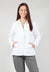 Long Sleeved Shacket in White