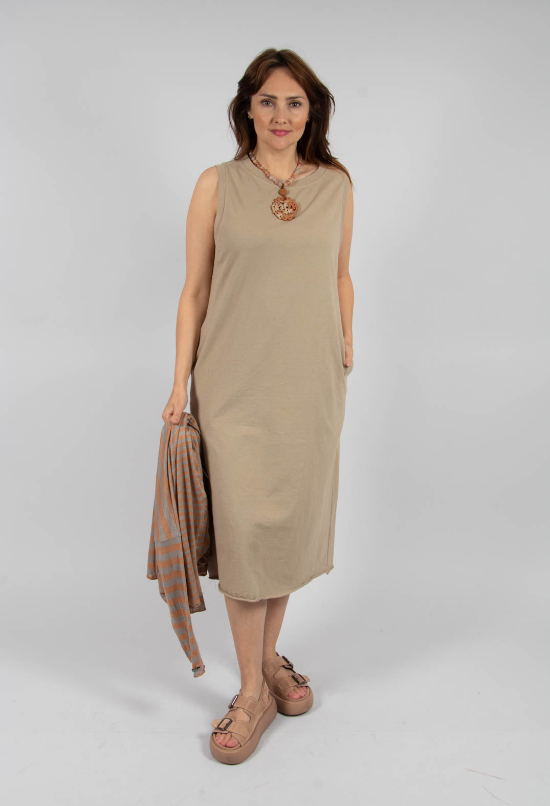 Long Tank Dress in Desert
