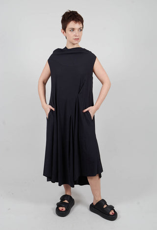Kiro Sleeveless Dress in Black
