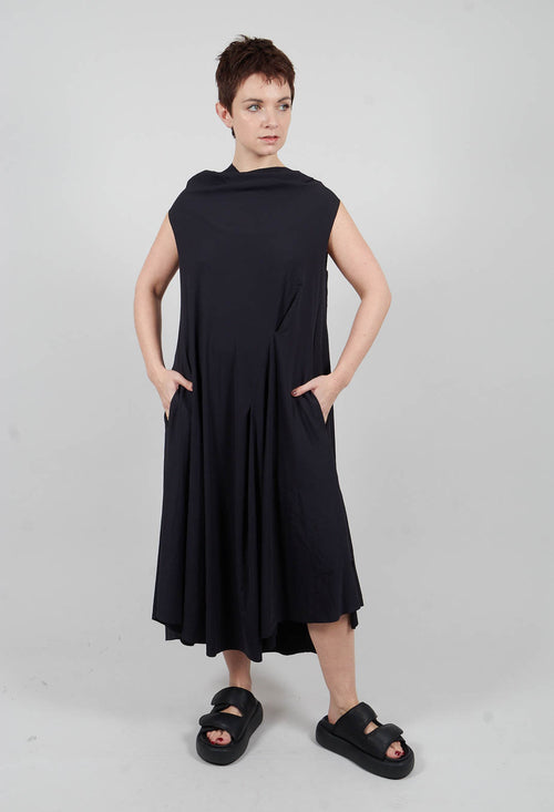 Kiro Sleeveless Dress in Black