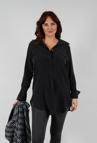 Silk Blouse in Black