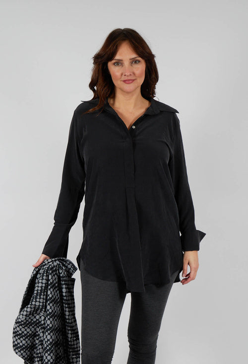 Silk Blouse in Black