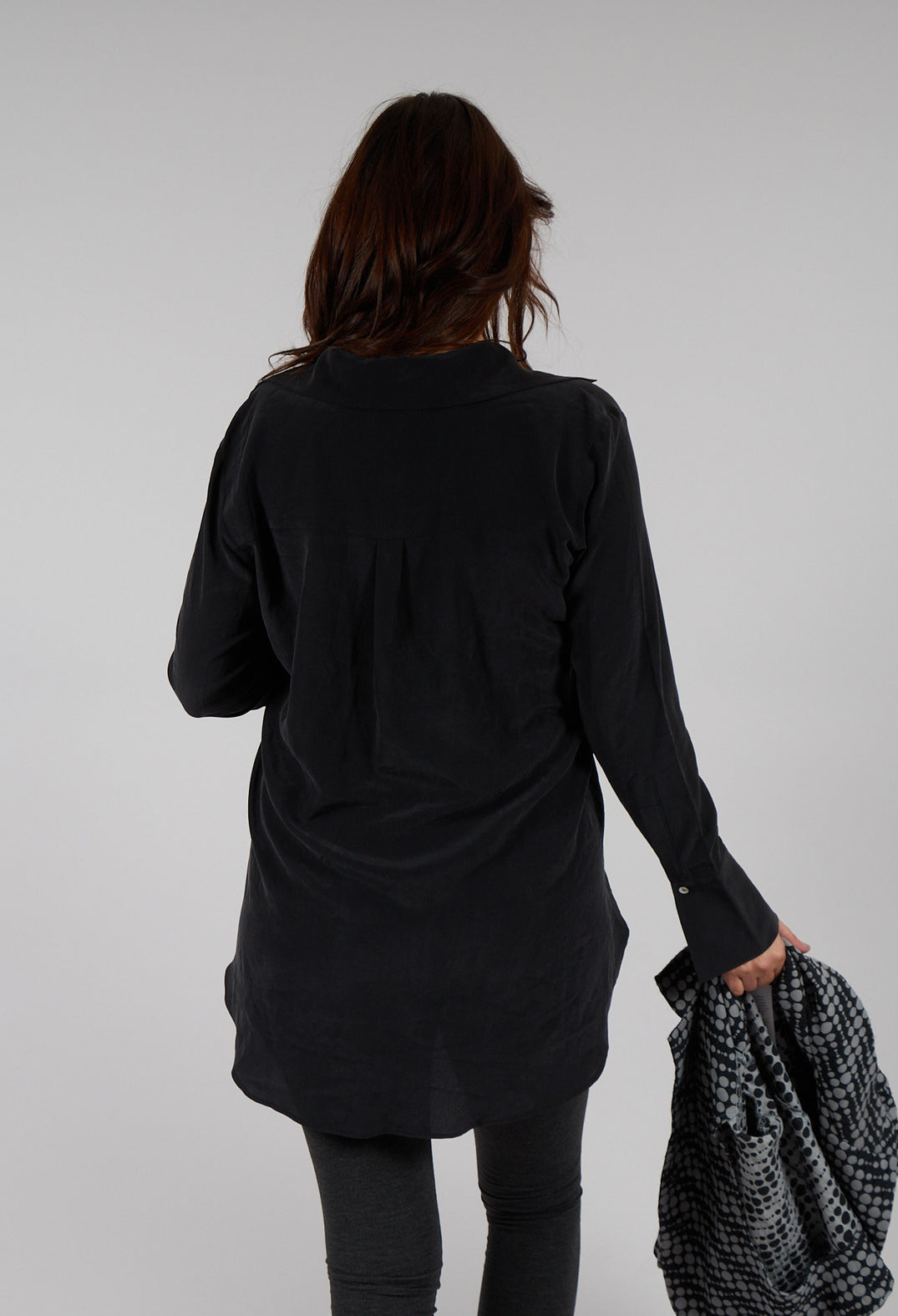 Silk Blouse in Black