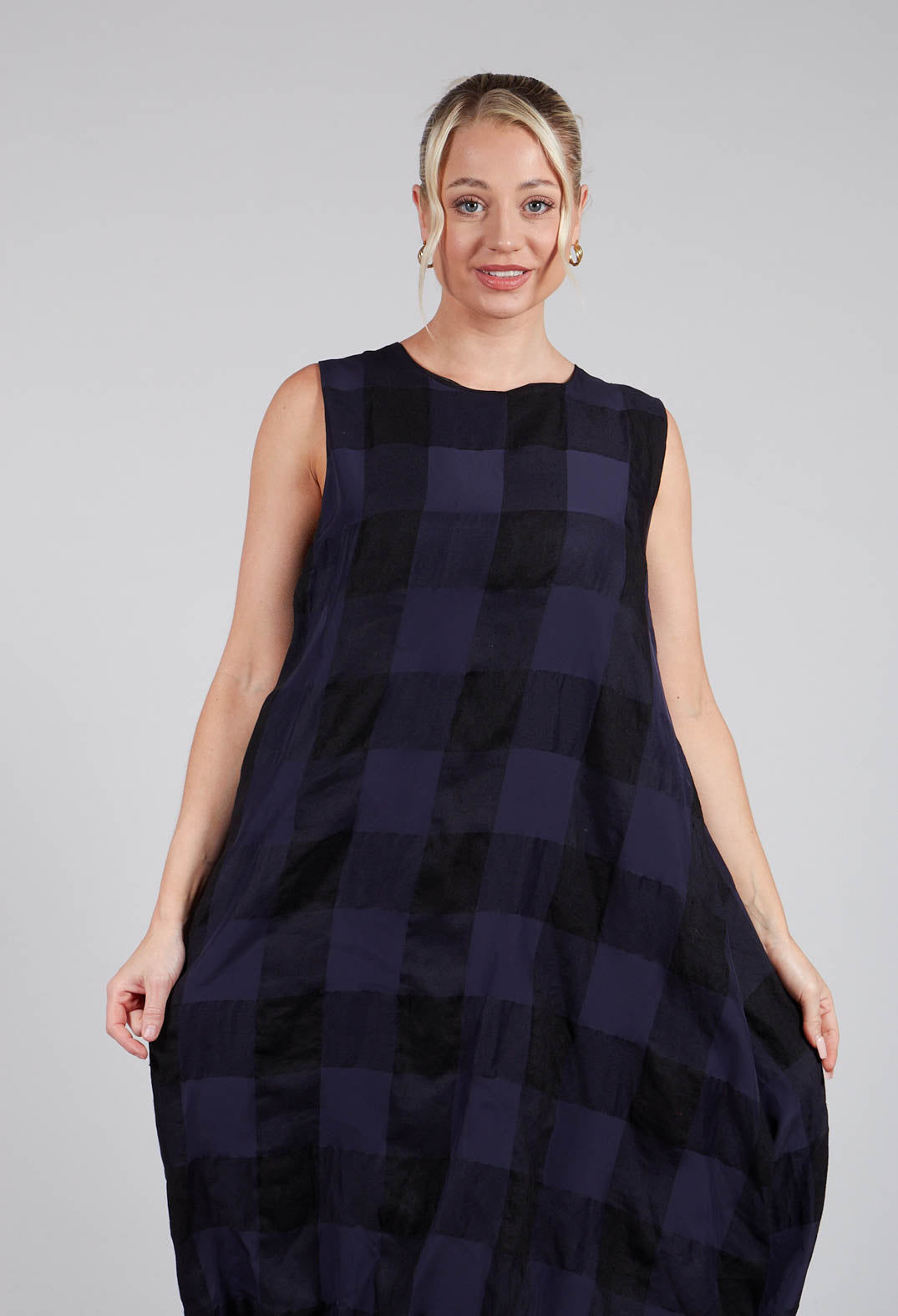 Dalma Dress in Navy