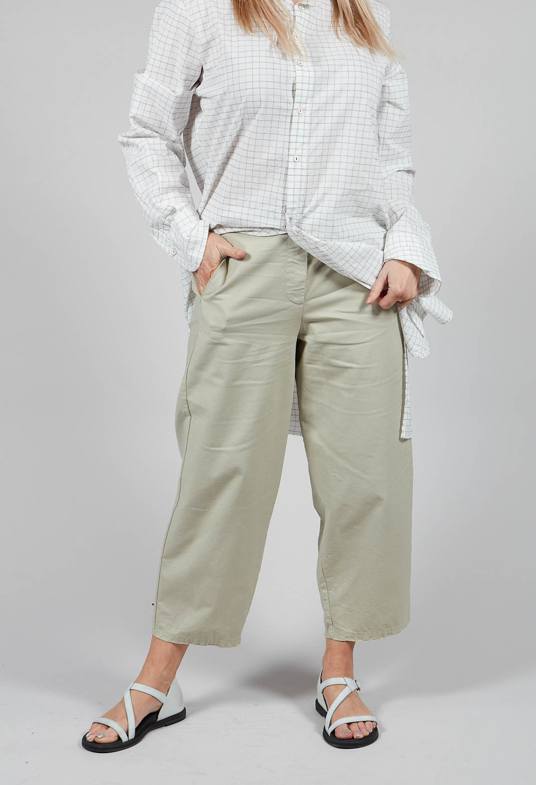Pina Trousers in Sand Beige