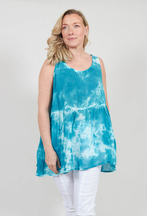 Mitarbeide Top in Angel Blue