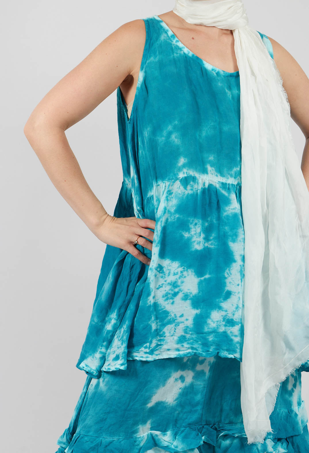Mitarbeide Top in Angel Blue