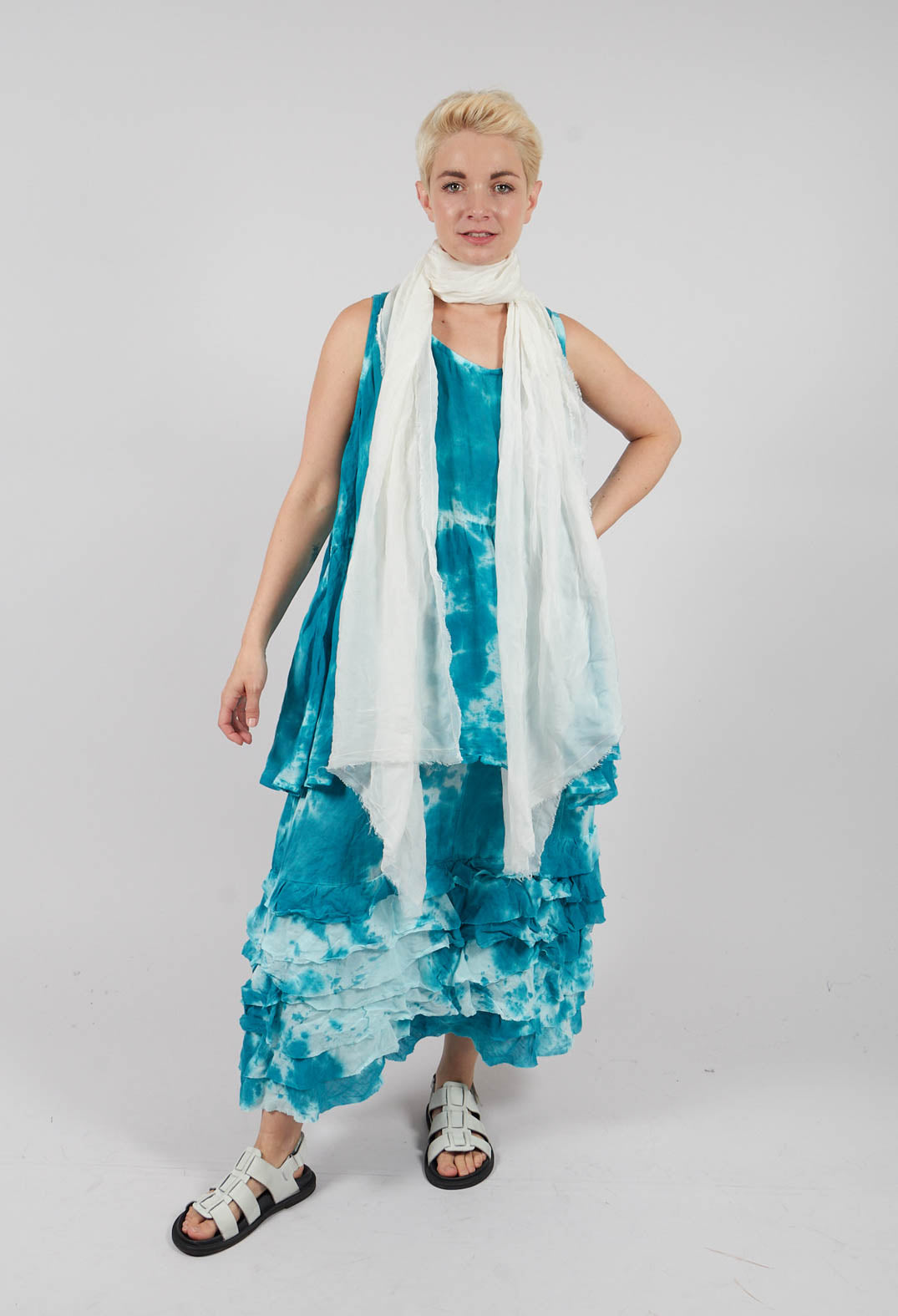 Zentralknapp Skirt in Angel Blue