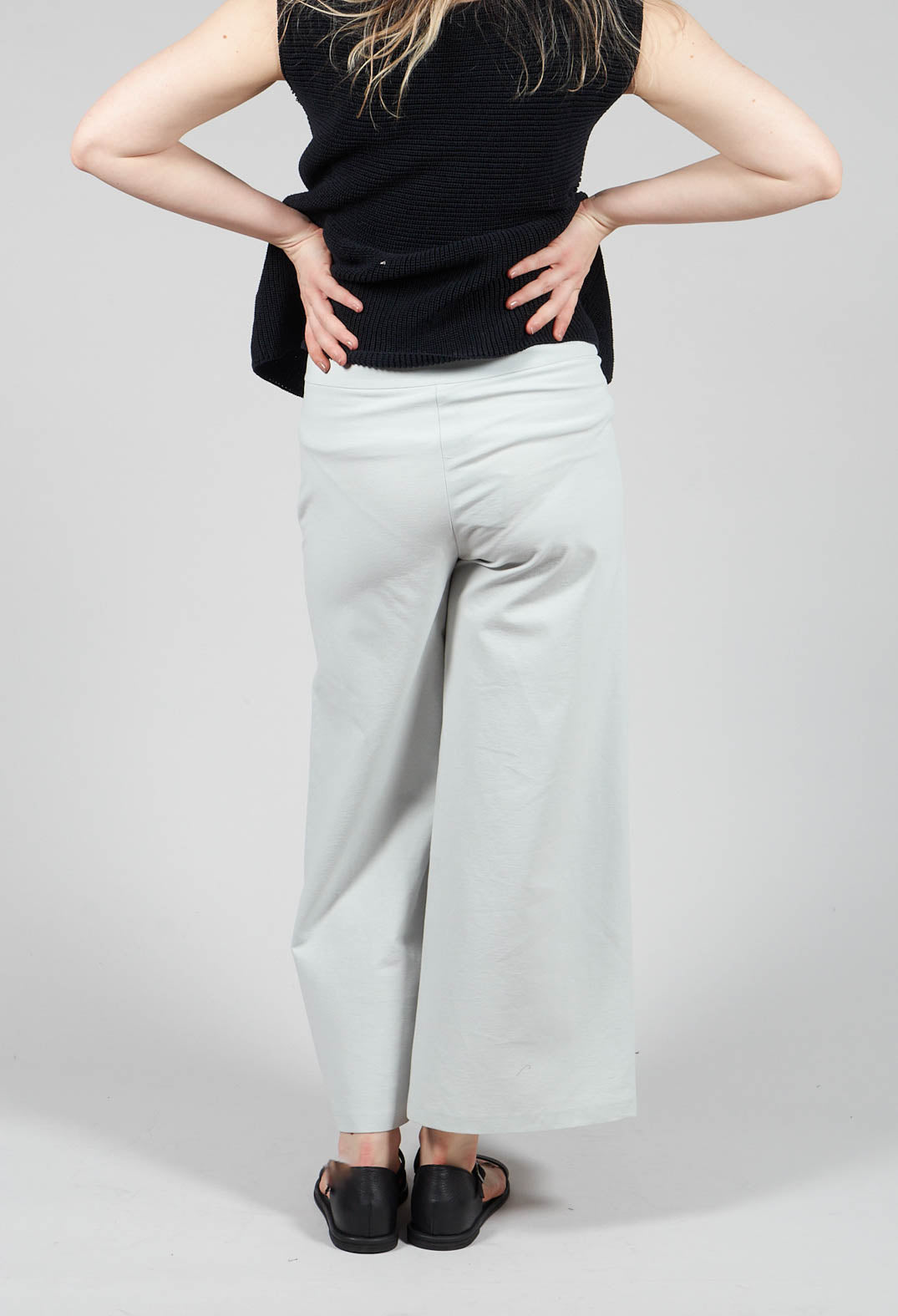 Jersey Culottes in Light Grey