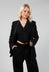 Black Blazer with Single Button Fastening