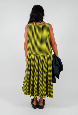 Herschneller Dress in Ingwer Yellow and Black Check