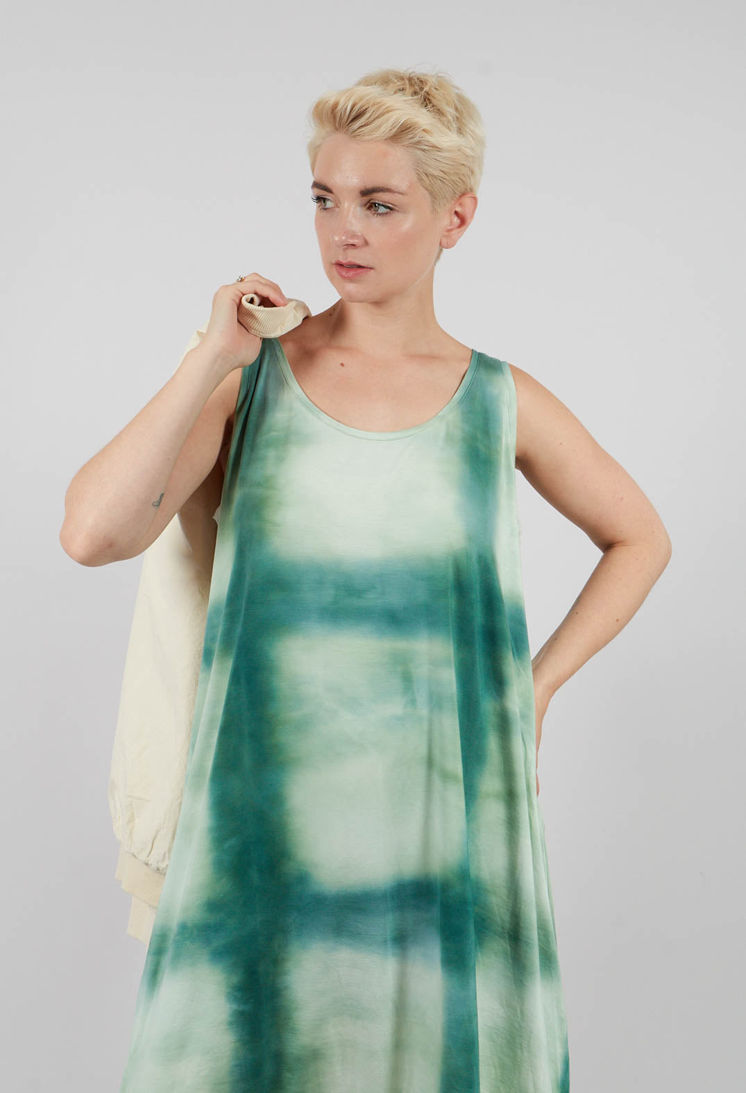Rubelsummen Dress in Grass Green