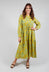 Tiered Valerie Dress in Yellow Floral Print