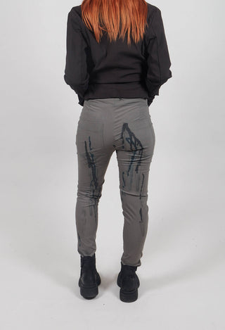 Slim Fit Trousers in Kobalt Paint