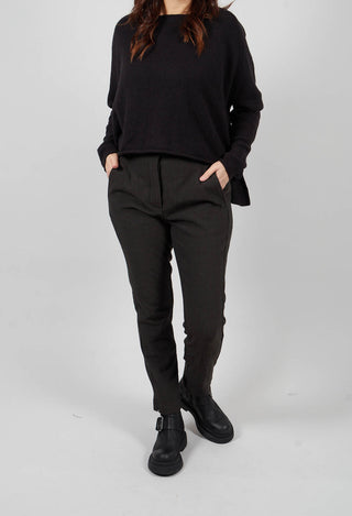 Tailored Slim Leg Trousers in Teal