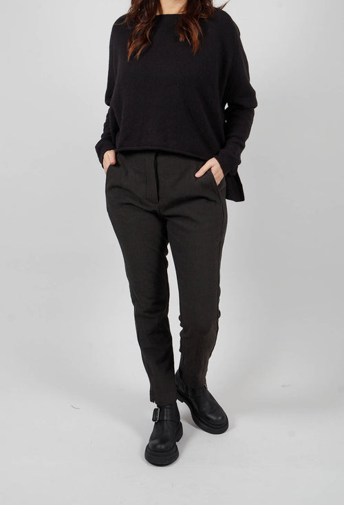 Tailored Slim Leg Trousers in Teal