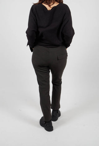 Tailored Slim Leg Trousers in Teal