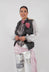 Waistcoat with Contrasting Back in Grey and Cream