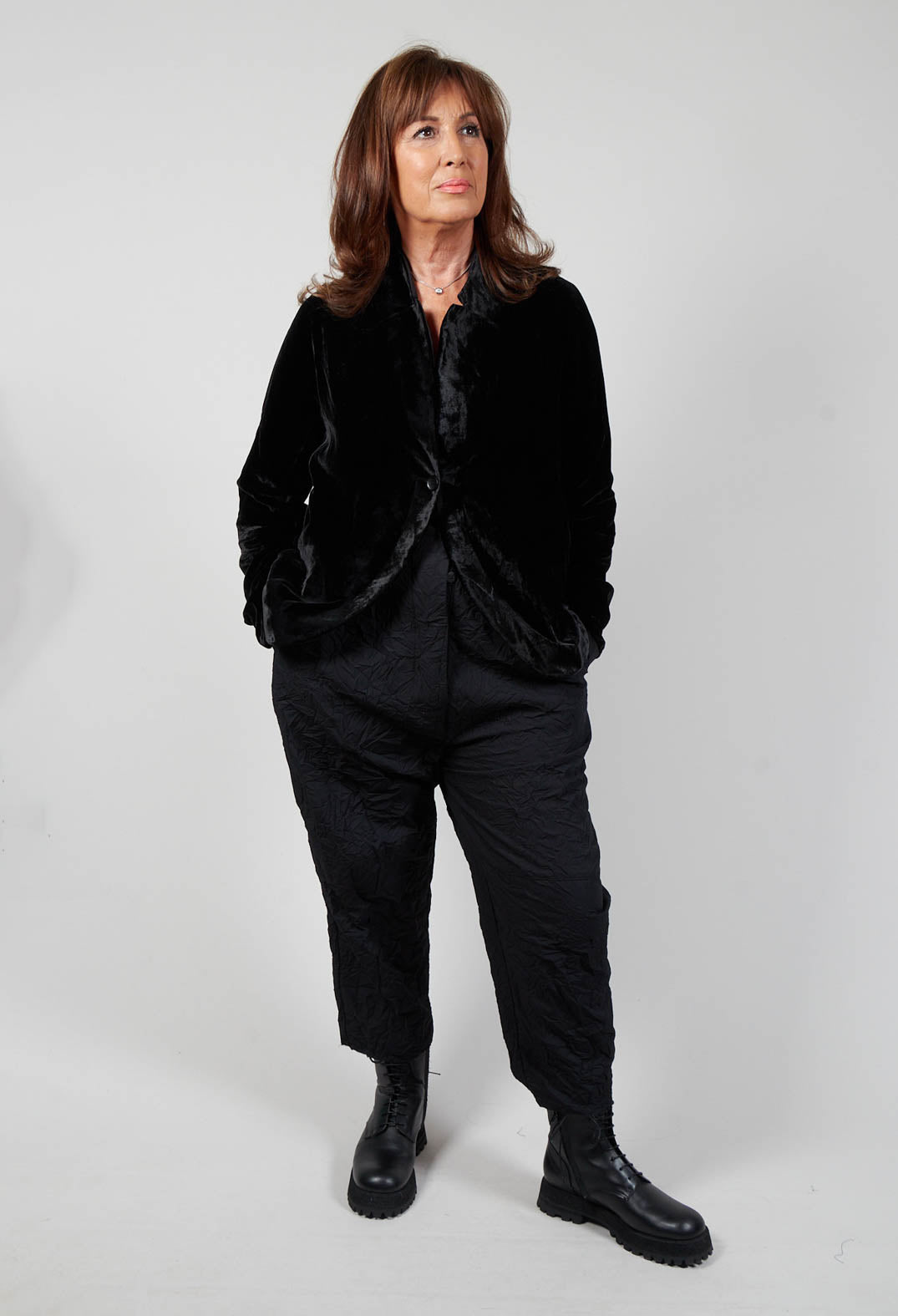 Velvet Jacket in Black