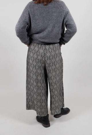 Kaleido Elastic Palazzo Pant