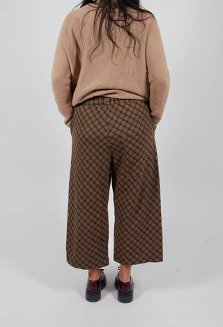 Tartan Trousers in Cookie