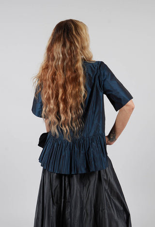 Flared Shape Top in Navy