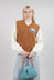 Knitted Vest with Elephant Detail