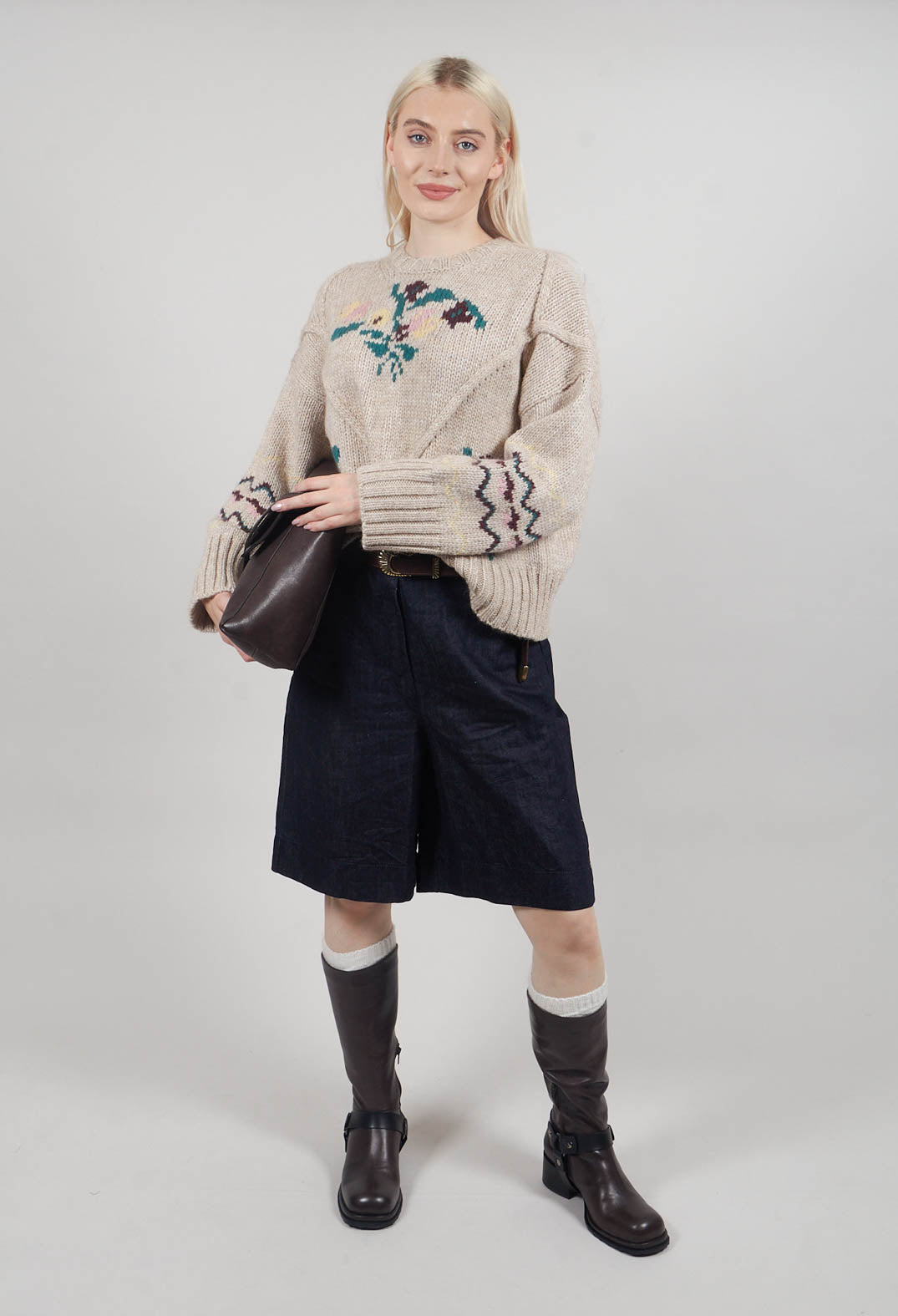 Bermuda Shorts in Denim
