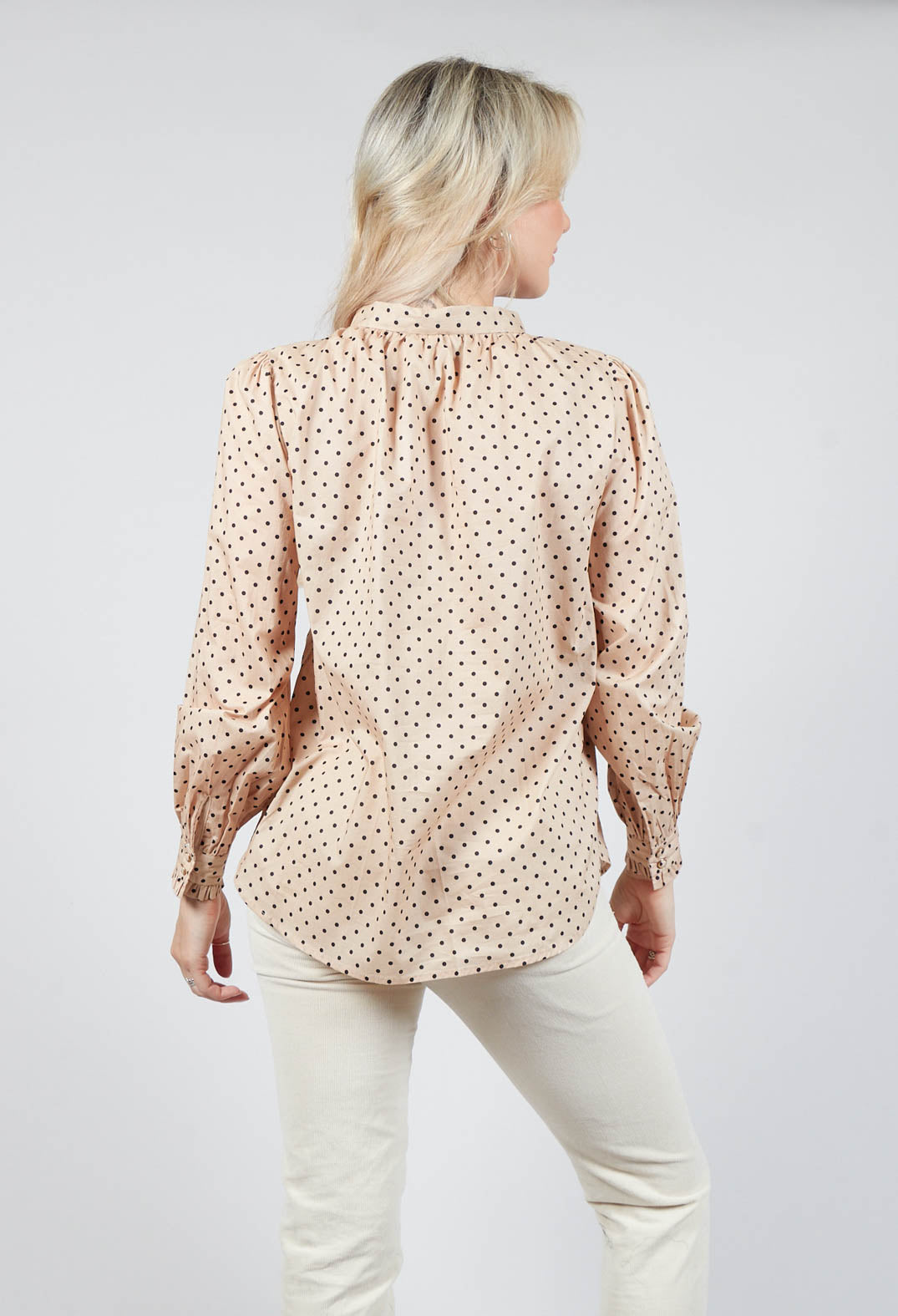 Shirt with Bow in Dot
