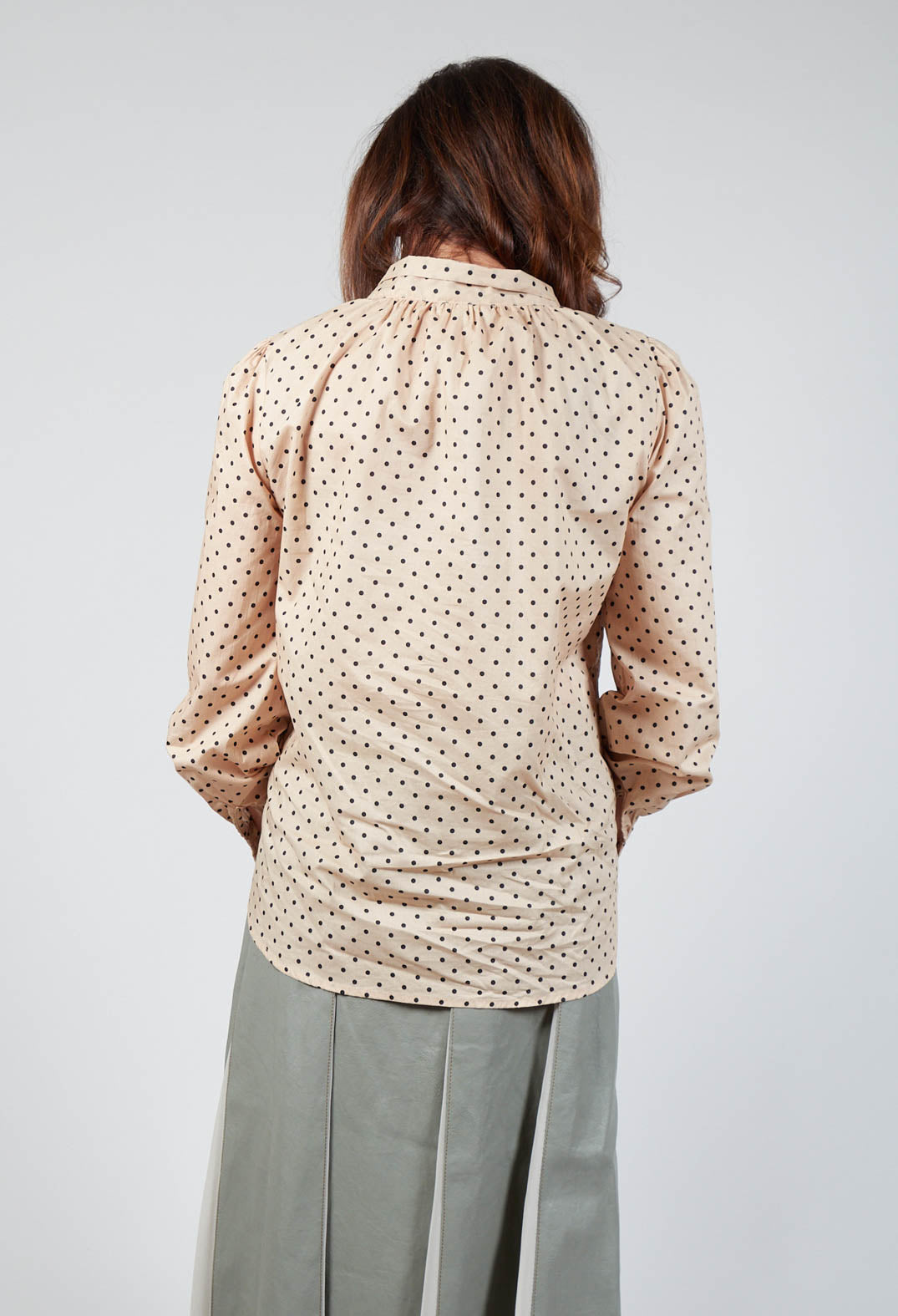 Shirt with Bow in Dot