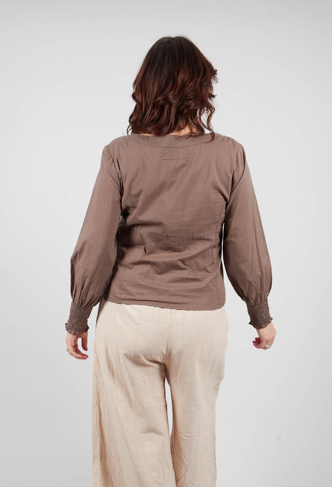 Nydia Blouse in Chocolat