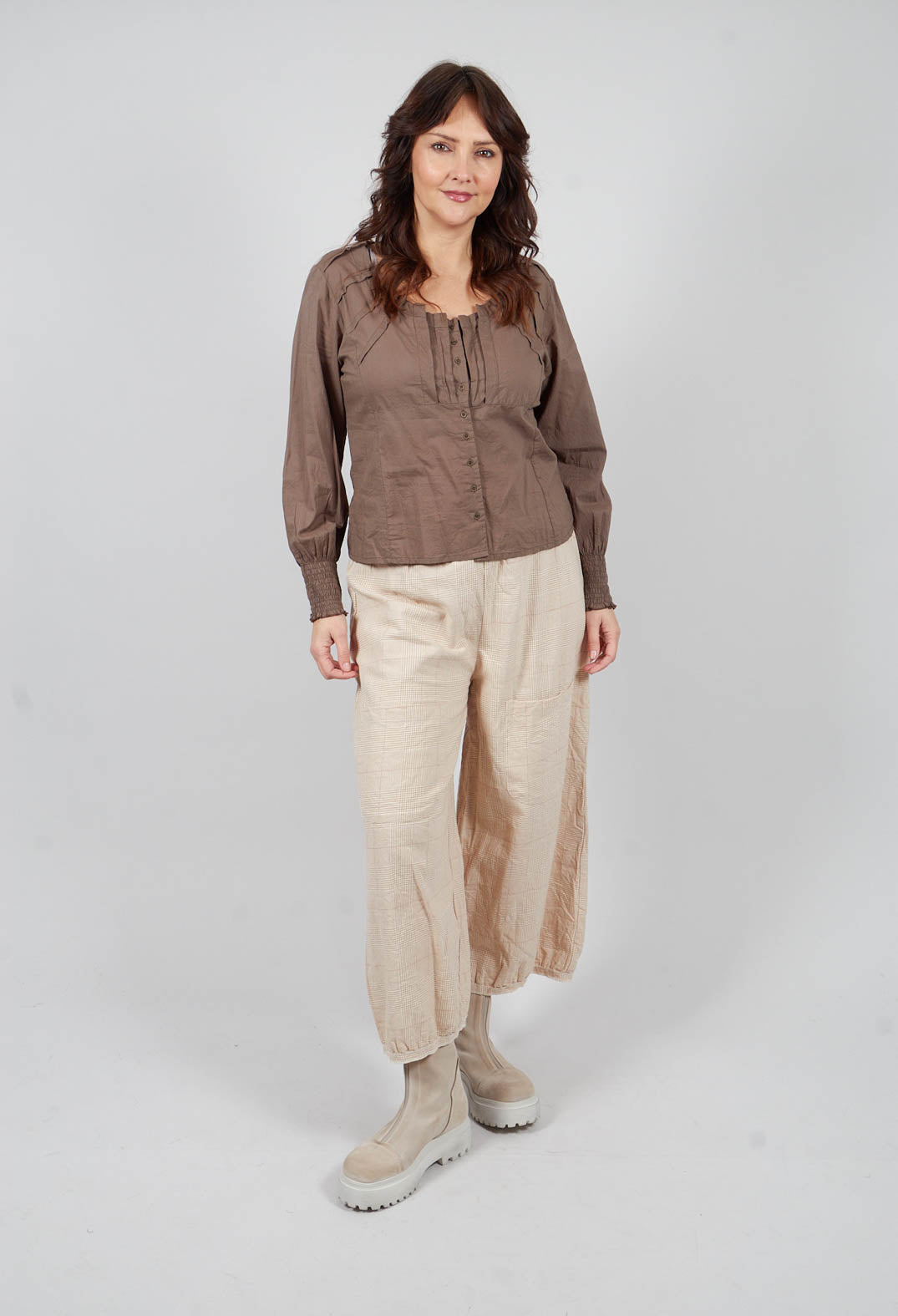 Nydia Blouse in Chocolat