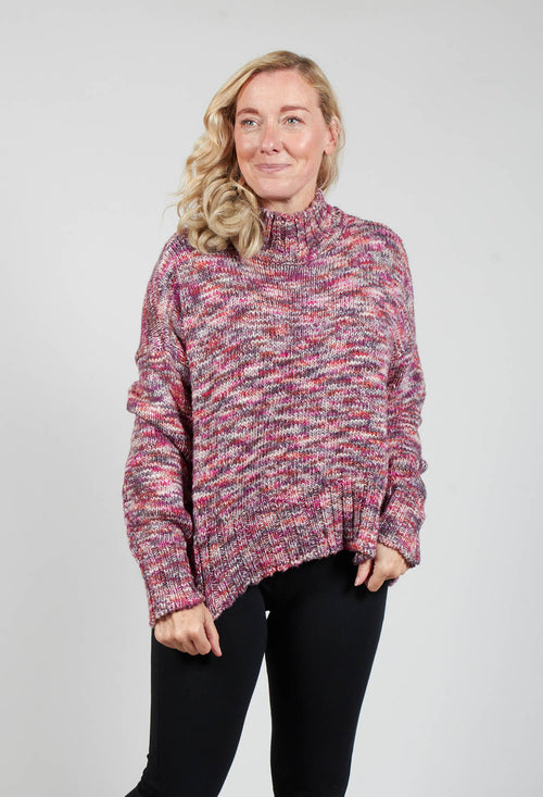 Begonia Tricot Knitted Jumper in Multicolour