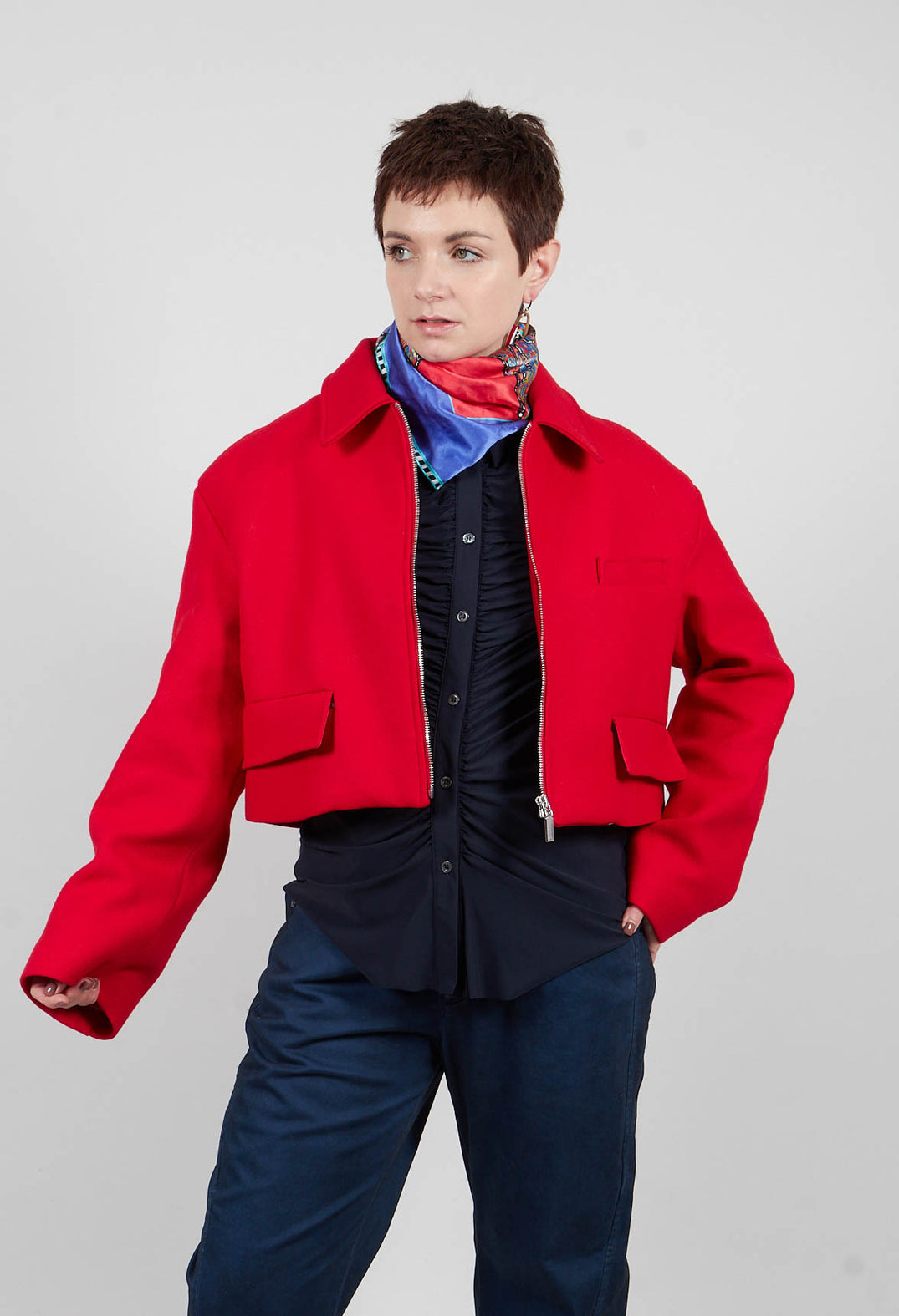 Borragine Jacket in Papavero