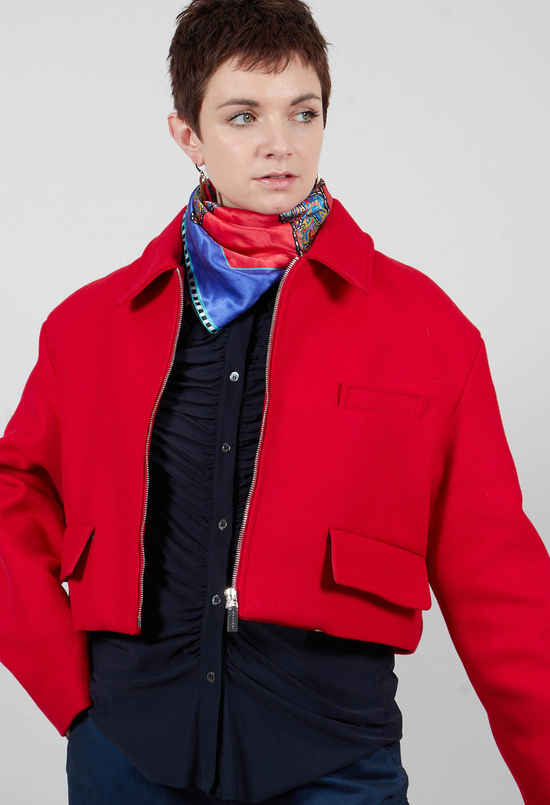 Borragine Jacket in Papavero