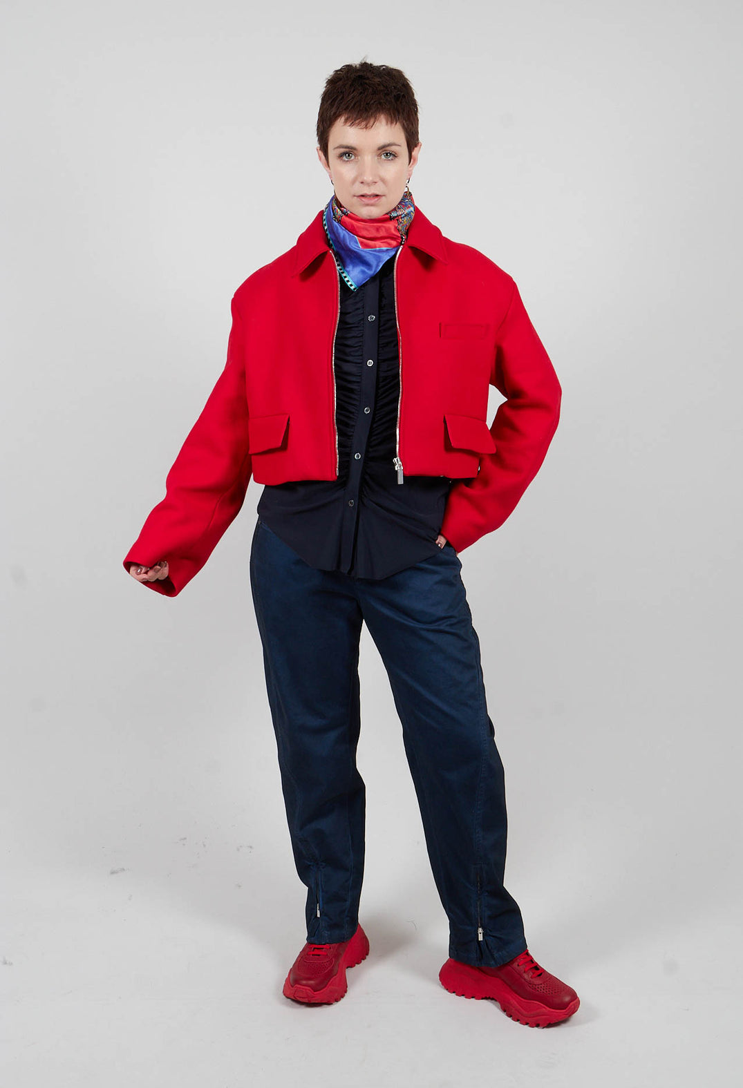 Borragine Jacket in Papavero