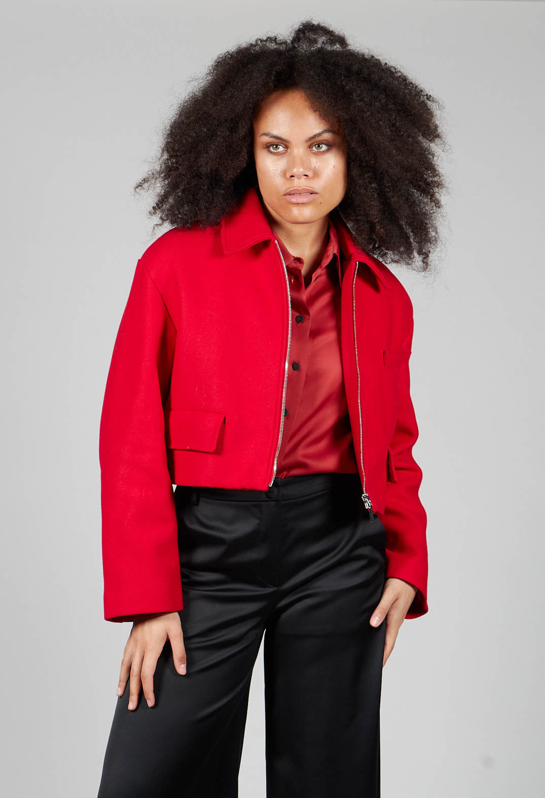 Borragine Jacket in Papavero